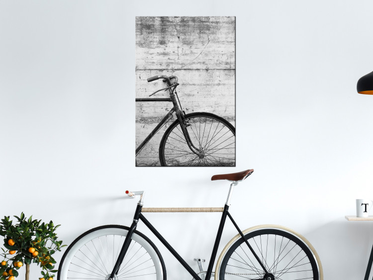 Canvas Art Print Bicycle And Concrete (1 Part) Vertical 116960 additionalImage 3