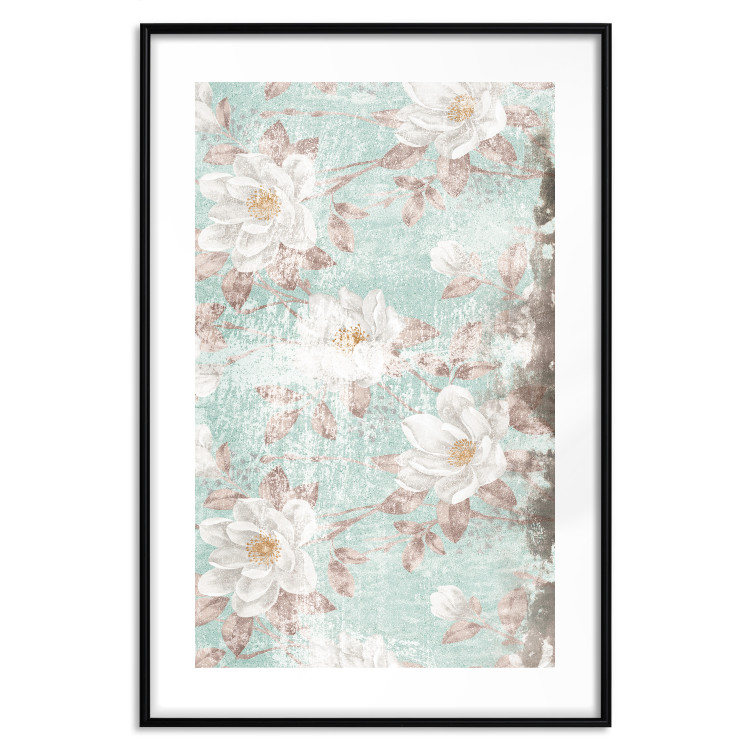 Wall Poster Roman Flowers - vintage composition with a botanical motif on a light background 118260 additionalImage 18