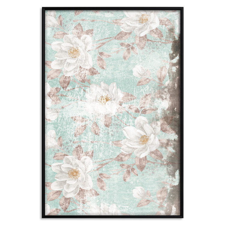 Wall Poster Roman Flowers - vintage composition with a botanical motif on a light background 118260 additionalImage 16