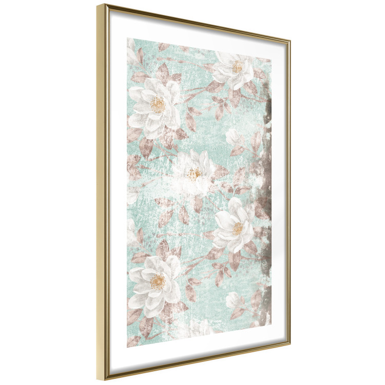 Wall Poster Roman Flowers - vintage composition with a botanical motif on a light background 118260 additionalImage 6