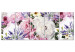 Canvas Rose Composition (5 Parts) Narrow Colourful 118360