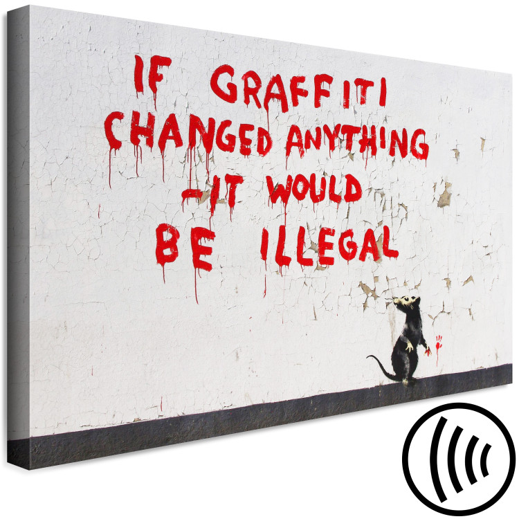 Canvas Print Quotes Graffiti (1 Part) Wide 118660 additionalImage 6