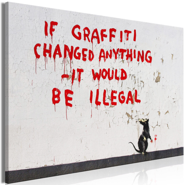 Canvas Print Quotes Graffiti (1 Part) Wide 118660 additionalImage 2