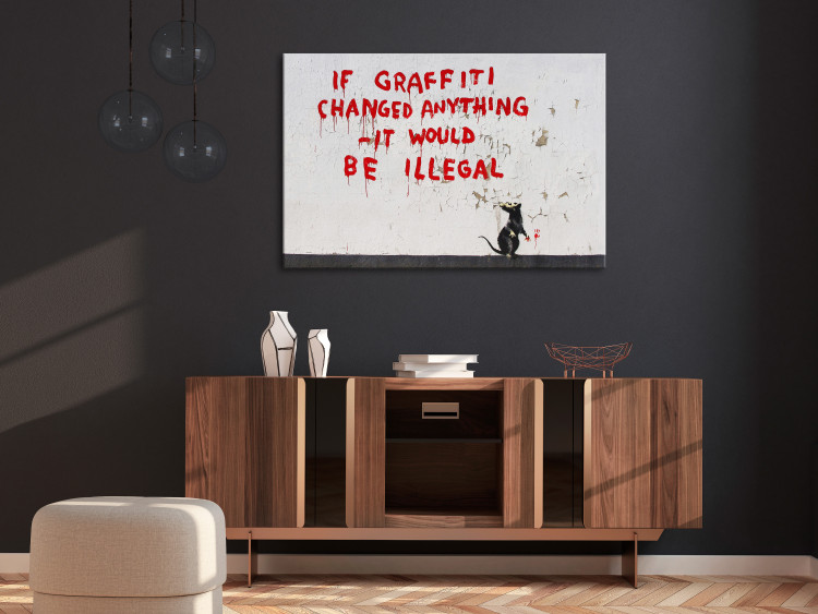Canvas Print Quotes Graffiti (1 Part) Wide 118660 additionalImage 3