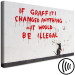 Canvas Print Quotes Graffiti (1 Part) Wide 118660 additionalThumb 6