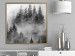 Wall Poster Black Forest - black and white landscape of forest trees amidst dense fog 120460 additionalThumb 5