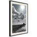 Wall Poster Hot Clouds - black and white landscape of nature against a backdrop of clouds and water 122360 additionalThumb 3