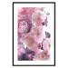 Poster Fan of Flowers - pink flowers and colorful plants on a white background 122860 additionalThumb 16