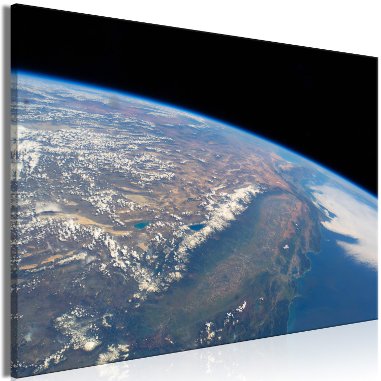 Canvas Print Continent and ocean satellite photo - a photo of the Earth from space 123160 additionalImage 2