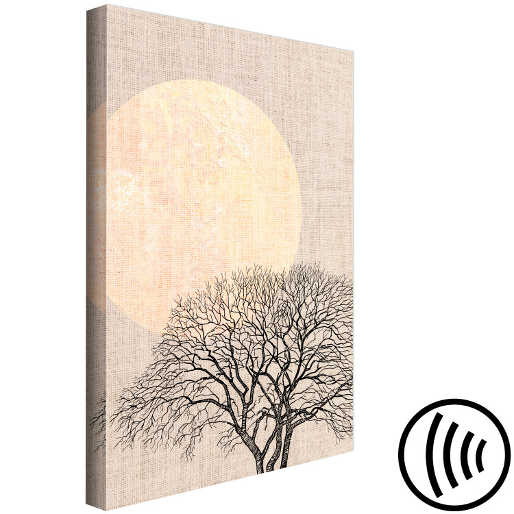 Canvas Art Print Morning Full Moon (1 Part) Vertical 123760 additionalImage 6