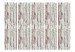 Room Divider Forest Inspired II (5-piece) - background in white weathered wood 124160 additionalThumb 3