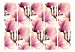 Room Divider Blooming Magnolias II (5-piece) - pattern of pink flowers and light background 124260 additionalThumb 3