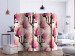 Room Divider Blooming Magnolias II (5-piece) - pattern of pink flowers and light background 124260 additionalThumb 2