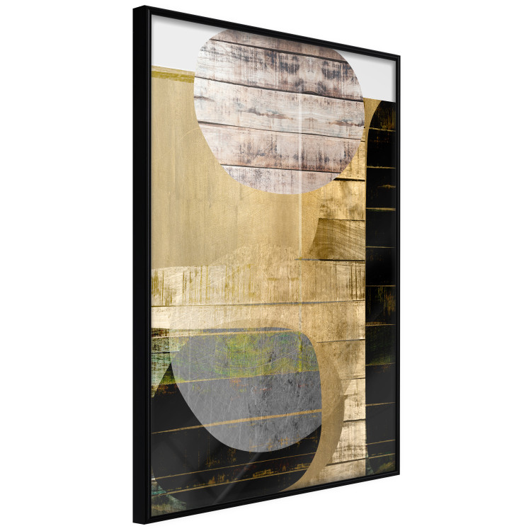 Poster Abstract Construction - abstraction made of wooden planks 125260 additionalImage 10