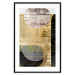 Poster Abstract Construction - abstraction made of wooden planks 125260 additionalThumb 16