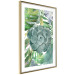 Wall Poster Tropical Flora - flower amidst tropical plants on a white background 125760 additionalThumb 6