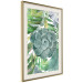 Wall Poster Tropical Flora - flower amidst tropical plants on a white background 125760 additionalThumb 2