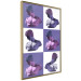 Poster Greek Checkerboard - Greek sculptures on purple checkerboard background 127860 additionalThumb 14