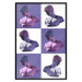Poster Greek Checkerboard - Greek sculptures on purple checkerboard background 127860 additionalThumb 18