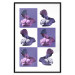Poster Greek Checkerboard - Greek sculptures on purple checkerboard background 127860 additionalThumb 17