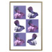 Poster Greek Checkerboard - Greek sculptures on purple checkerboard background 127860 additionalThumb 16