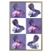 Poster Greek Checkerboard - Greek sculptures on purple checkerboard background 127860 additionalThumb 17