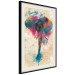 Wall Poster Elephant Trunk - cheerful colorful abstraction with African animal 128860 additionalThumb 9