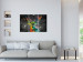 Canvas Rainbow Deer (3-piece) - abstract colorful deer with antlers 129860 additionalThumb 3