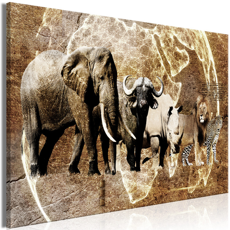 Large canvas print Memories from Africa [Large Format] 131860 additionalImage 2