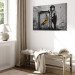Canvas Inspired by Banksy - black and white 132460 additionalThumb 4