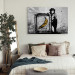 Canvas Inspired by Banksy - black and white 132460 additionalThumb 3