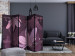 Room Divider Dreamy Flowers II (5-piece) - composition in purple magnolias 132660 additionalThumb 4