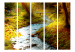 Room Separator Stream (Sunrise) II (5-piece) - river landscape amidst the forest 134160 additionalThumb 3