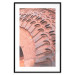 Poster Pastel Detail - orange architecture of a brick tunnel in the city 134760 additionalThumb 17
