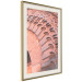 Poster Pastel Detail - orange architecture of a brick tunnel in the city 134760 additionalThumb 3