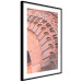 Poster Pastel Detail - orange architecture of a brick tunnel in the city 134760 additionalThumb 6