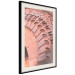 Poster Pastel Detail - orange architecture of a brick tunnel in the city 134760 additionalThumb 2