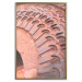 Poster Pastel Detail - orange architecture of a brick tunnel in the city 134760 additionalThumb 18