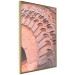 Poster Pastel Detail - orange architecture of a brick tunnel in the city 134760 additionalThumb 14