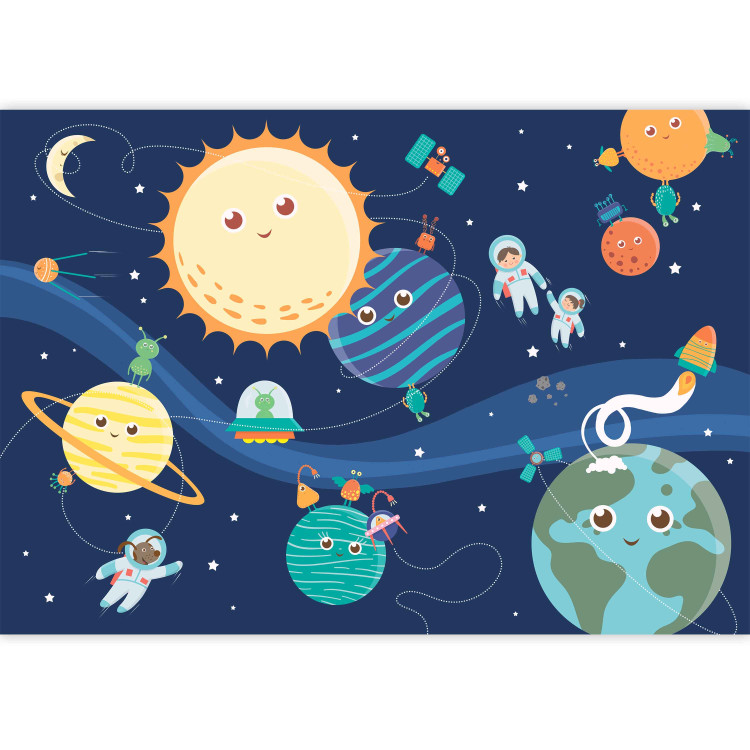 Wall Mural Happy Planets 135060 additionalImage 3