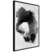 Poster Painted by Light - black abstraction of a human face on a white background 135360 additionalThumb 3