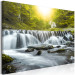 Large canvas print Awesome Waterfall - Green [Large Format] 136360 additionalThumb 2