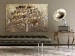 Canvas Art Print Tree of Abundance (1-piece) Wide - abstraction in golden tones 142260 additionalThumb 3