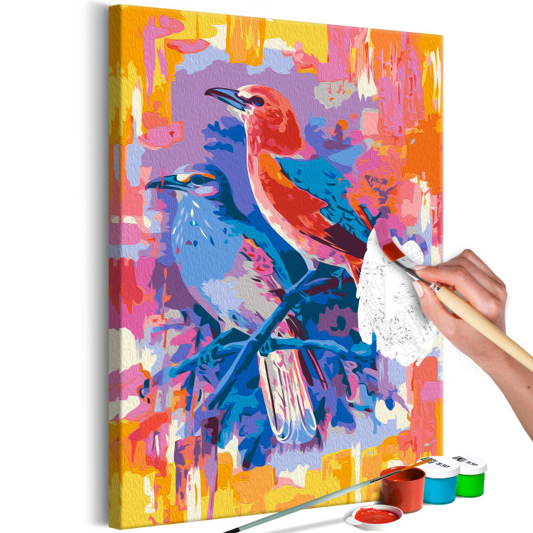 Paint by Number Kit Red Bird and Blue Bird 143660 additionalImage 7