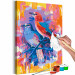 Paint by Number Kit Red Bird and Blue Bird 143660 additionalThumb 7