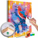 Paint by Number Kit Red Bird and Blue Bird 143660