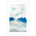 Poster Blue Forest - Delicate, Hazy Landscape in Blue Tones 145760 additionalThumb 26