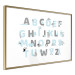 Poster Polish Alphabet for Children - Gray and Blue Letters with Animals 146460 additionalThumb 7