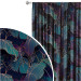 Decorative Curtain Botanical aurora - an exotic, golden composition of leaves and montera 147160