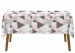 Tablecloth Powdery triangles - geometric, minimalist motif in shades of pink 147260 additionalThumb 4
